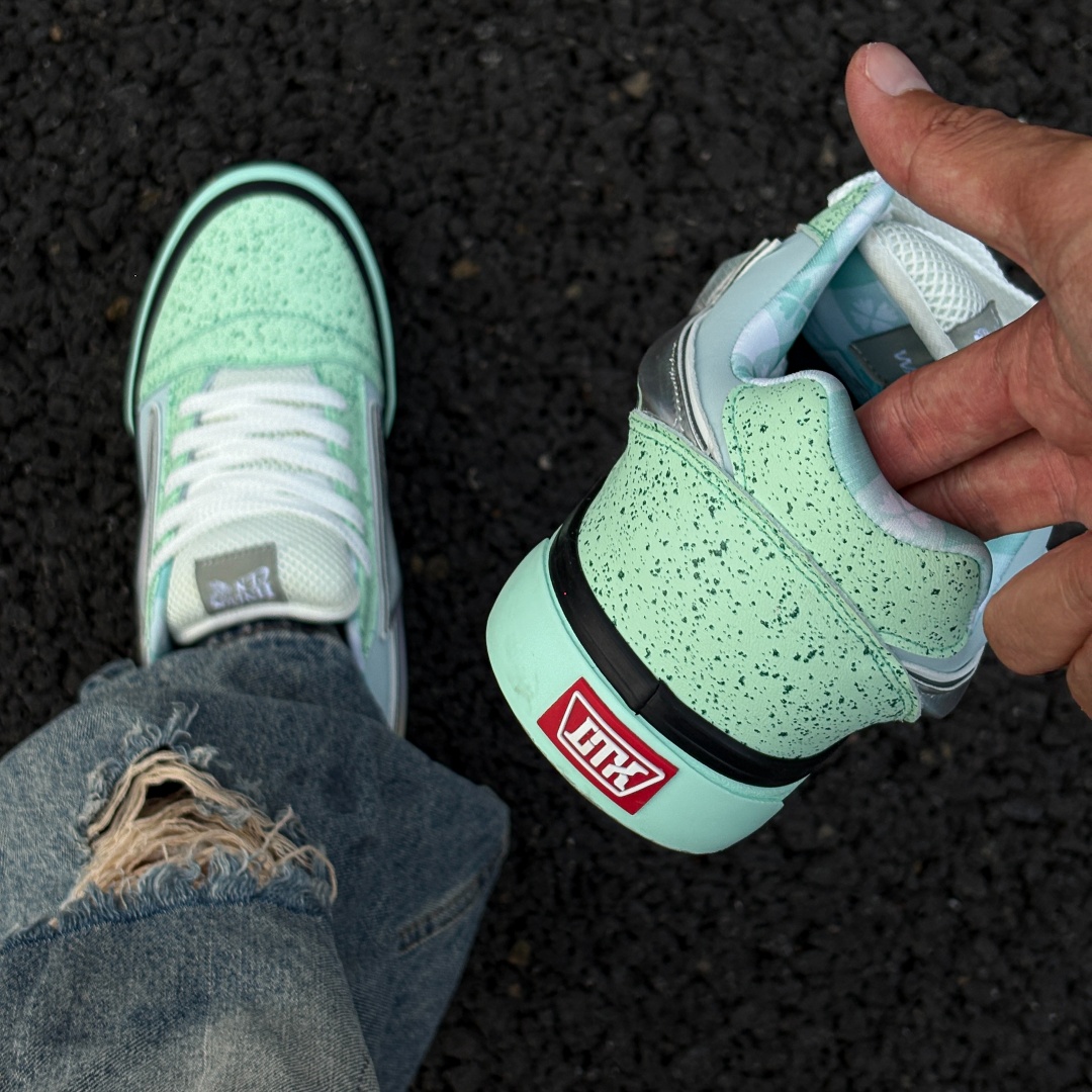 Fresh Mint Green Lightning Chu - Vans Shoes Old Skool 评论和价格